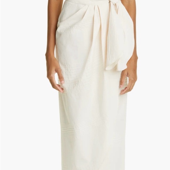 Johanna Ortiz Cream Ruffle Coconut Sugar Crop Top size 8 $450 - Picture 8 of 15